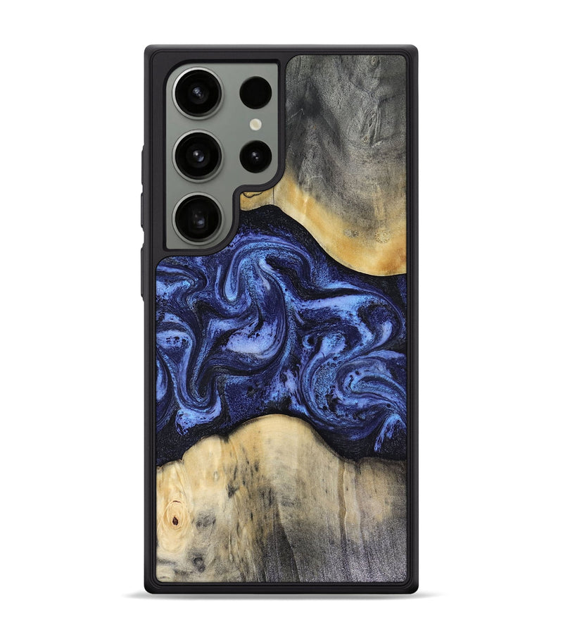 Galaxy S24 Ultra Wood Phone Case - Jeannie (Blue, 816366)