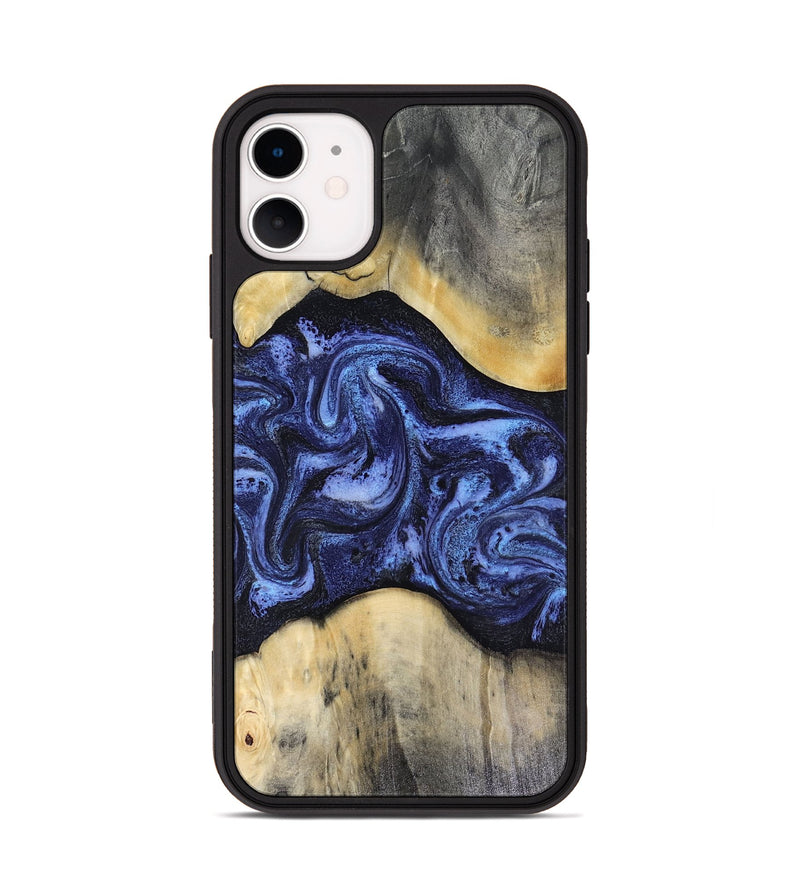 iPhone 11 Wood Phone Case - Jeannie (Blue, 816366)