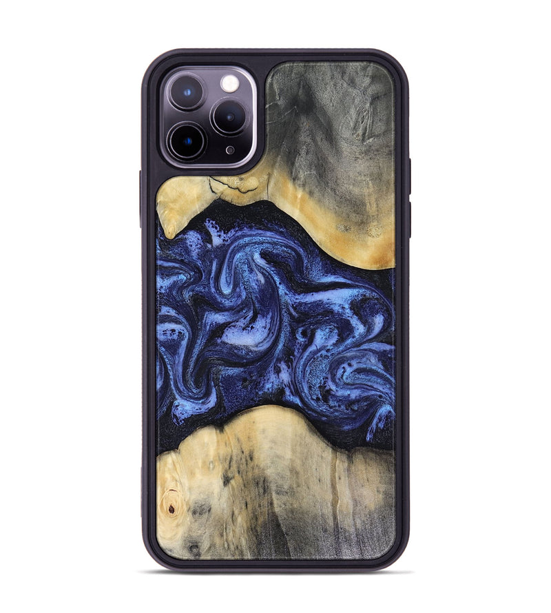 iPhone 11 Pro Max Wood Phone Case - Jeannie (Blue, 816366)