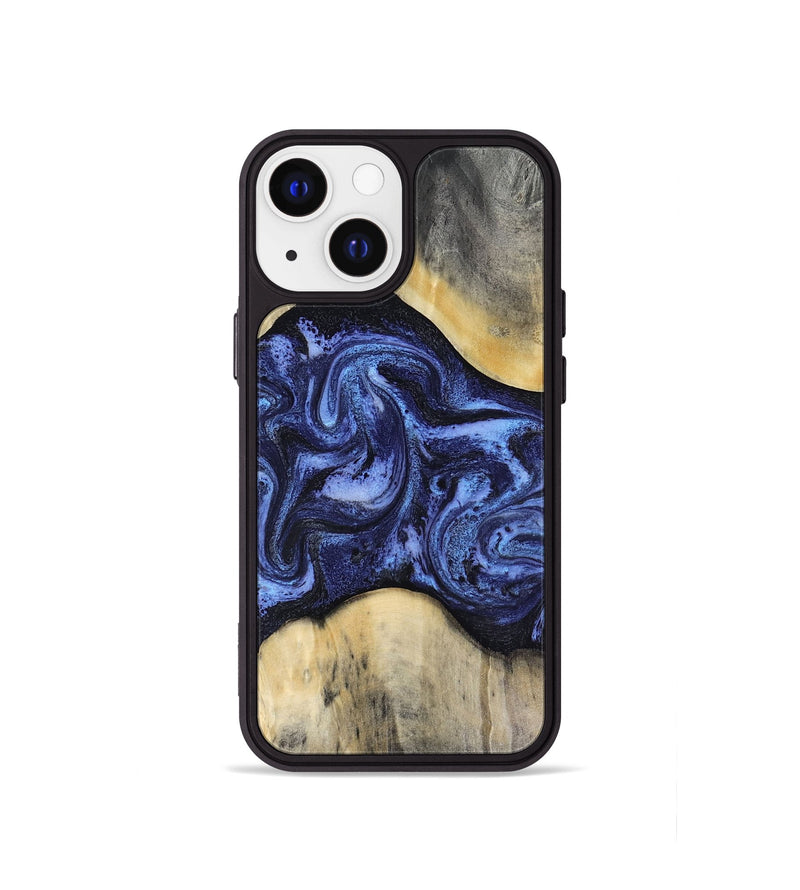 iPhone 13 mini Wood Phone Case - Jeannie (Blue, 816366)