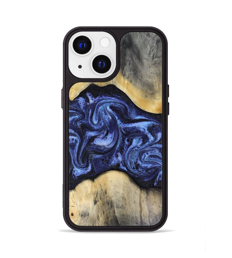 iPhone 13 Wood Phone Case - Jeannie (Blue, 816366)