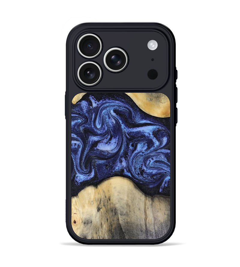 iPhone 17 Pro Wood Phone Case - Jeannie (Blue, 816366)