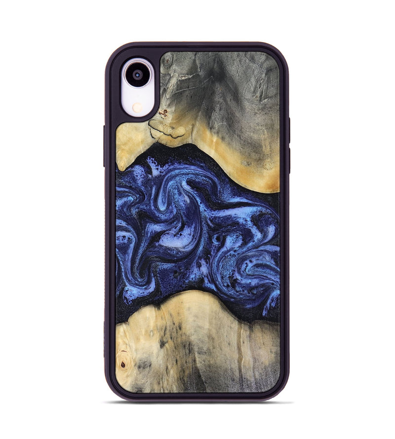 iPhone Xr Wood Phone Case - Jeannie (Blue, 816366)