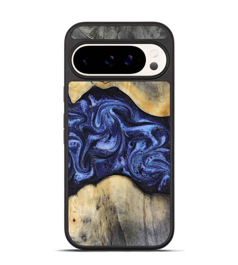 Pixel 9 Wood Phone Case - Jeannie (Blue, 816366)