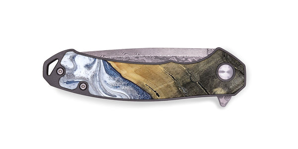 EDC Wood Pocket Knife - Stevie (Blue, 816370)