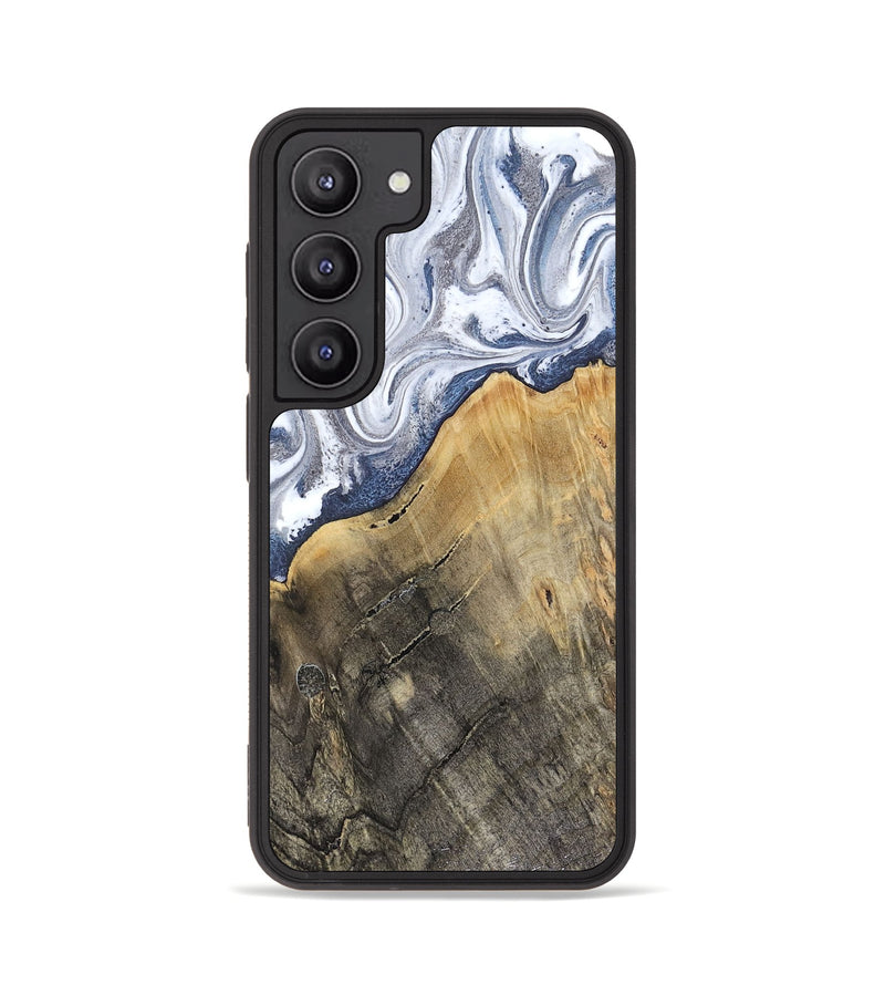 Galaxy S23 Wood Phone Case - Stevie (Blue, 816370)