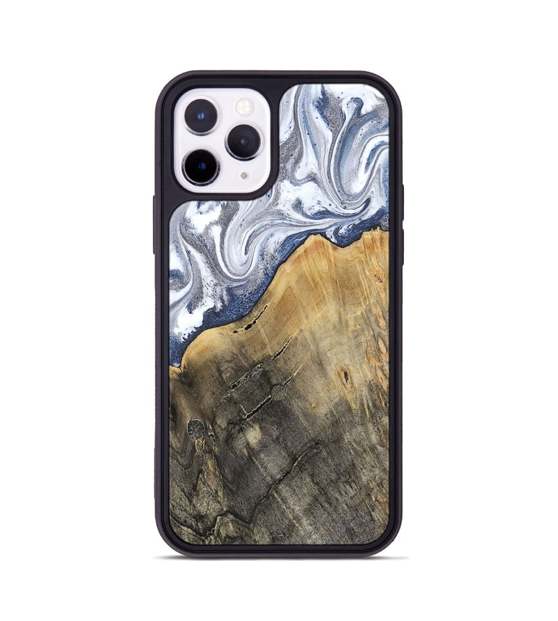 iPhone 11 Pro Wood Phone Case - Stevie (Blue, 816370)