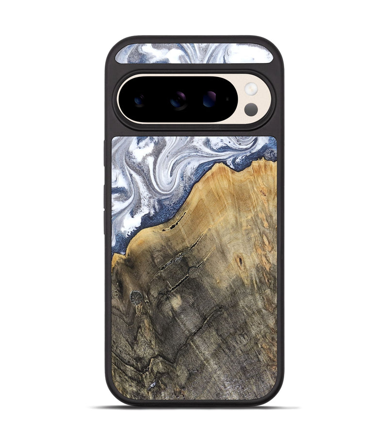 Pixel 10 Wood Phone Case - Stevie (Blue, 816370)