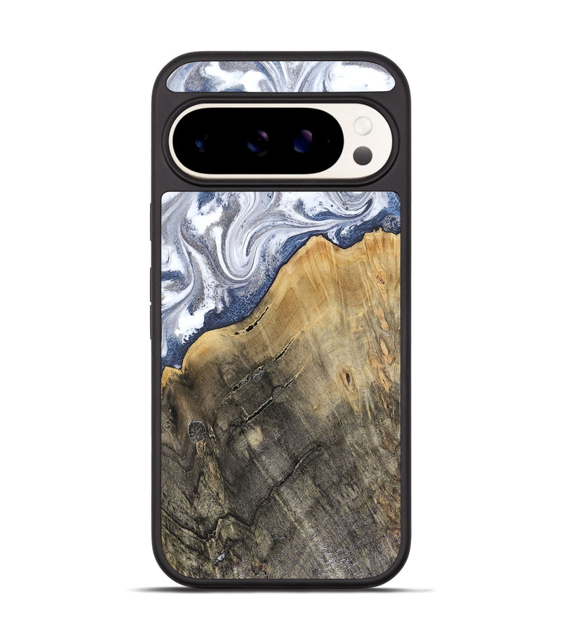 Pixel 9 Pro Wood Phone Case - Stevie (Blue, 816370)