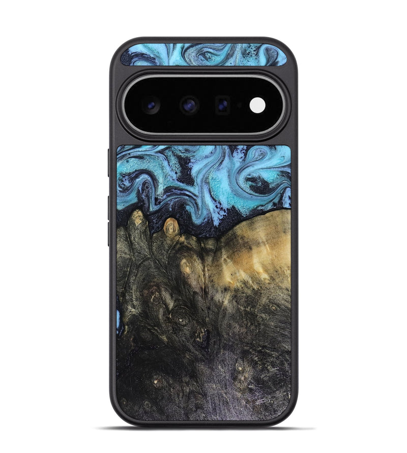 Pixel 11 Pro Wood Phone Case - Jacque (Blue, 816372)