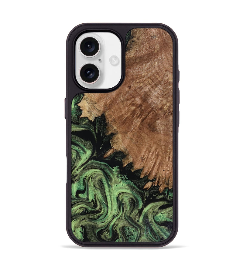 iPhone 17 Wood Phone Case - Gladys (Green, 816383)