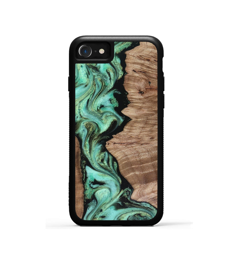 iPhone SE Wood Phone Case - Braxton (Green, 816385)