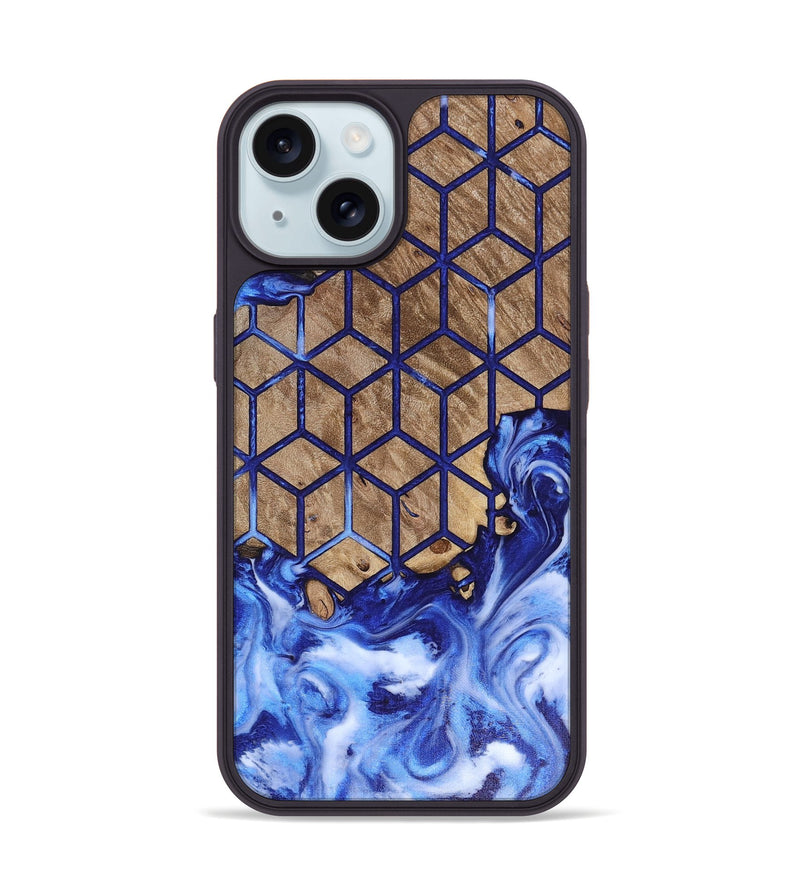 iPhone 15 Wood Phone Case - Kurt (Pattern, 816386)