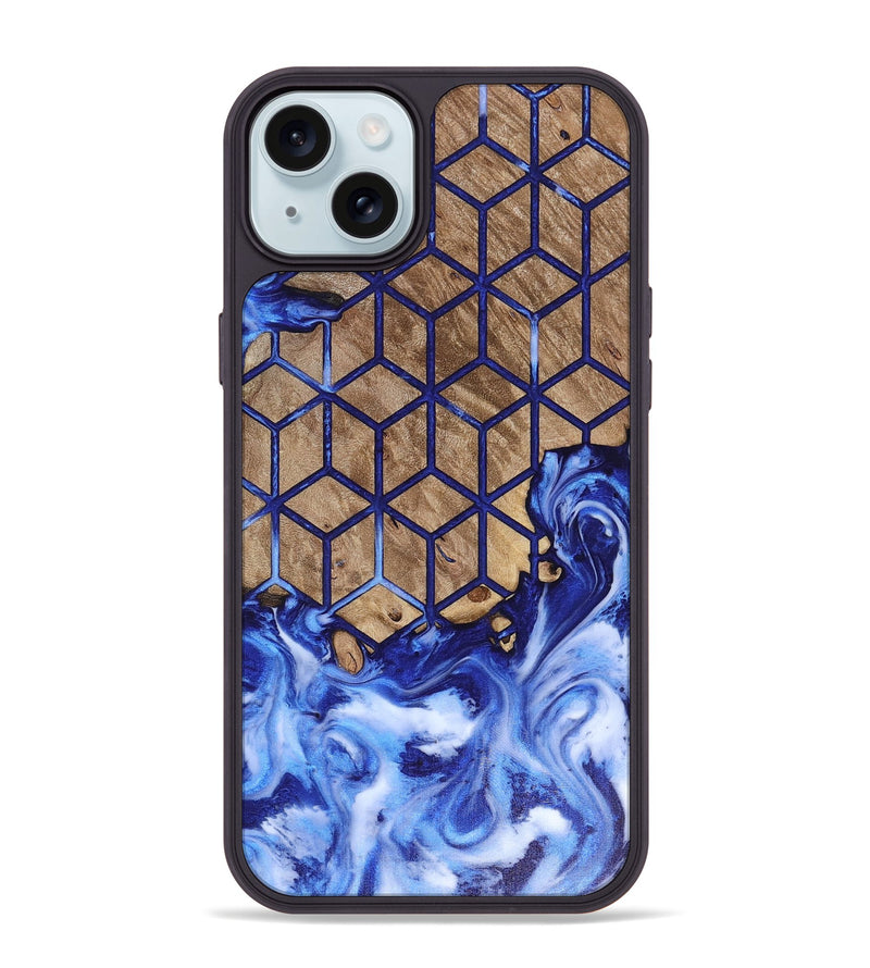 iPhone 15 Plus Wood Phone Case - Kurt (Pattern, 816386)