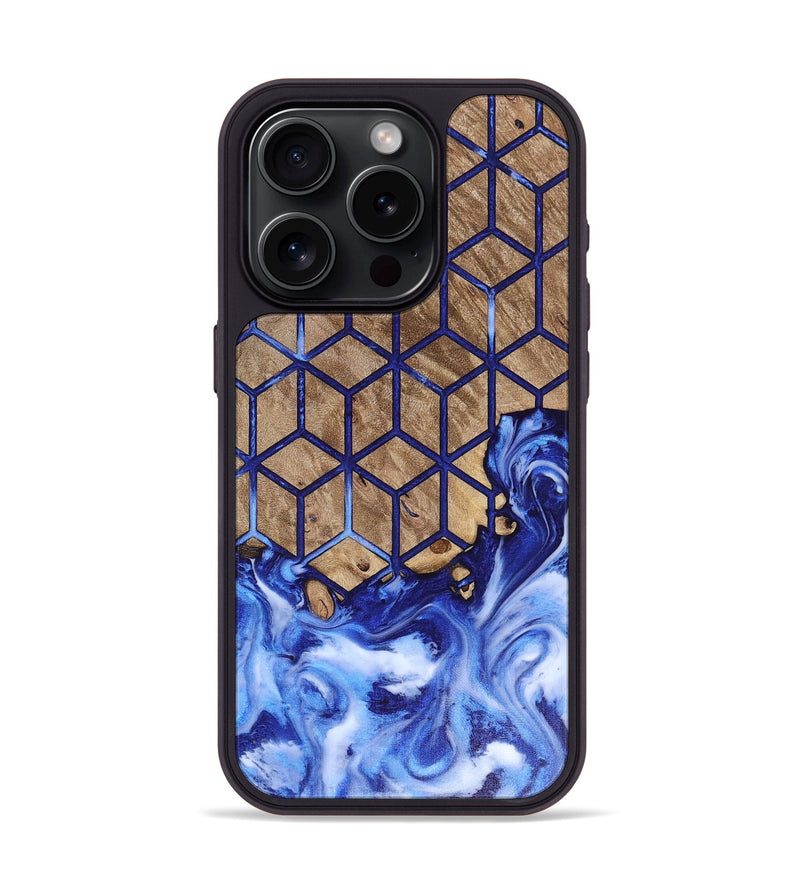 iPhone 15 Pro Wood Phone Case - Kurt (Pattern, 816386)