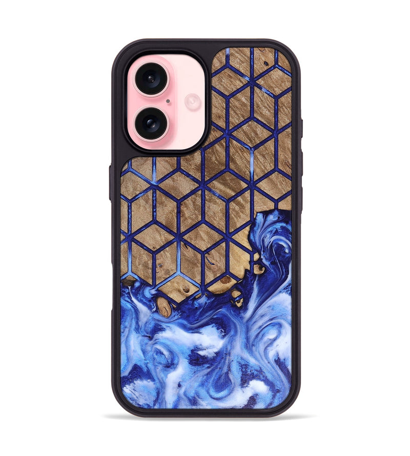 iPhone 16 Wood Phone Case - Kurt (Pattern, 816386)