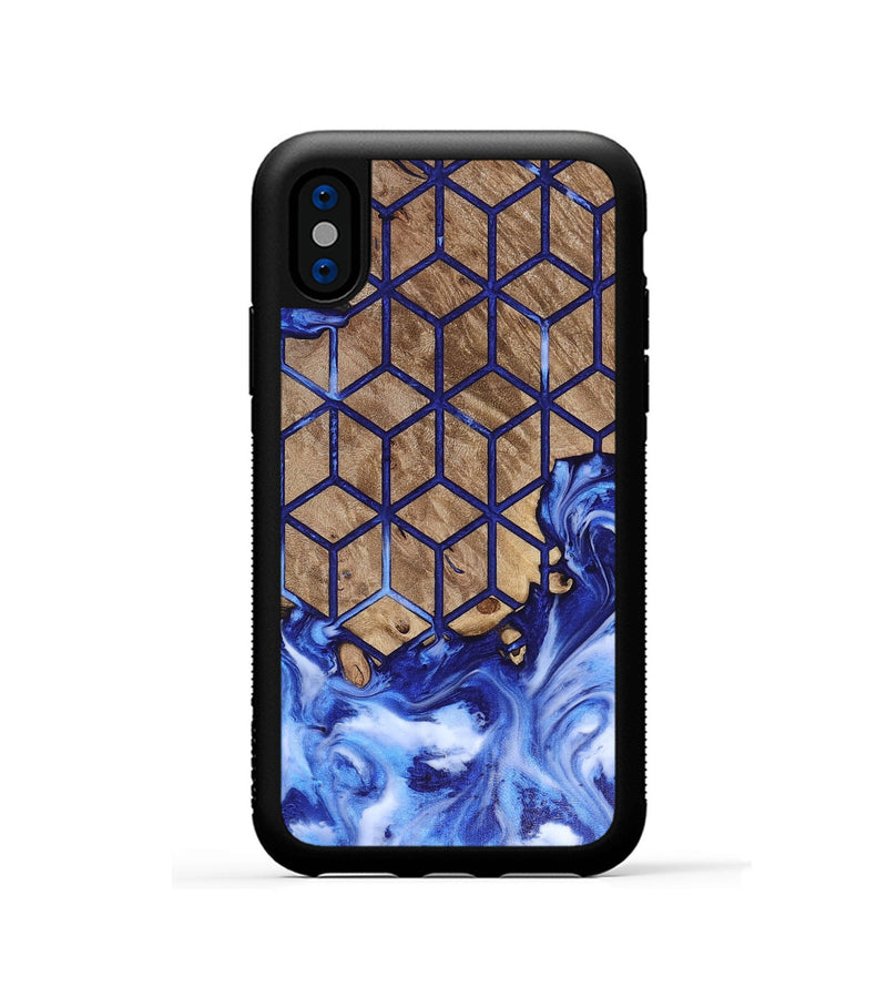 iPhone Xs Wood Phone Case - Kurt (Pattern, 816386)