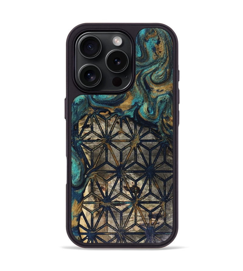 iPhone 16 Pro Wood Phone Case - Frankie (Pattern, 816396)