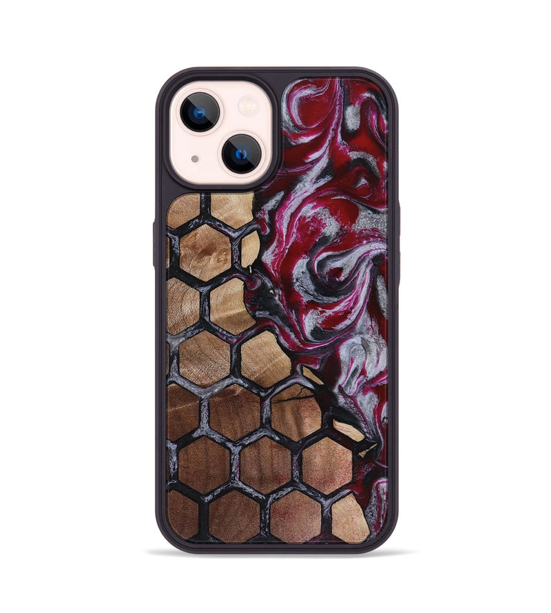 iPhone 14 Wood Phone Case - Brennan (Pattern, 816398)