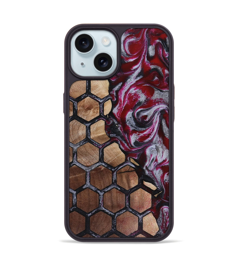 iPhone 15 Wood Phone Case - Brennan (Pattern, 816398)