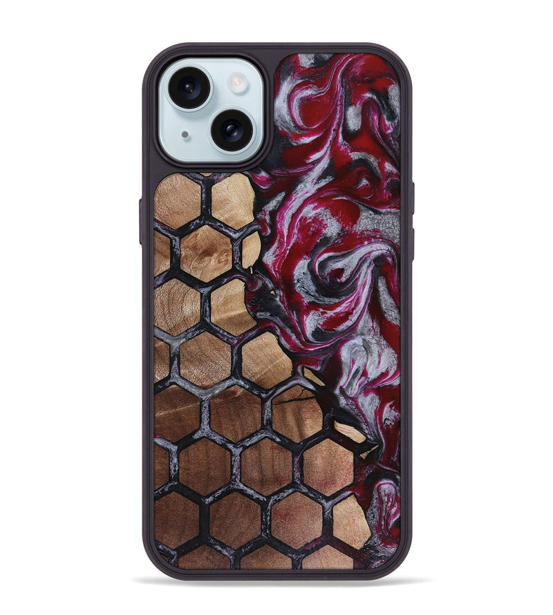 iPhone 15 Plus Wood Phone Case - Brennan (Pattern, 816398)