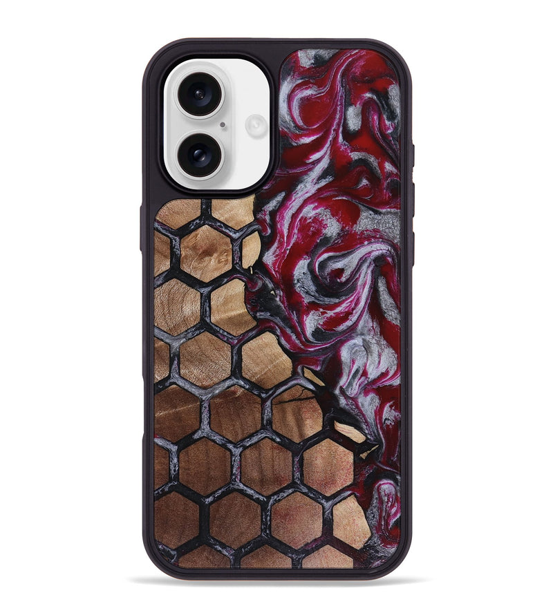 iPhone 16 Plus Wood Phone Case - Brennan (Pattern, 816398)