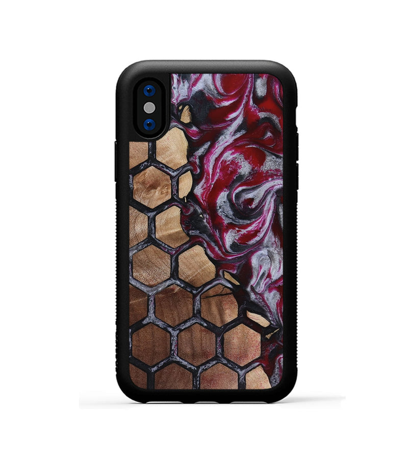 iPhone Xs Wood Phone Case - Brennan (Pattern, 816398)