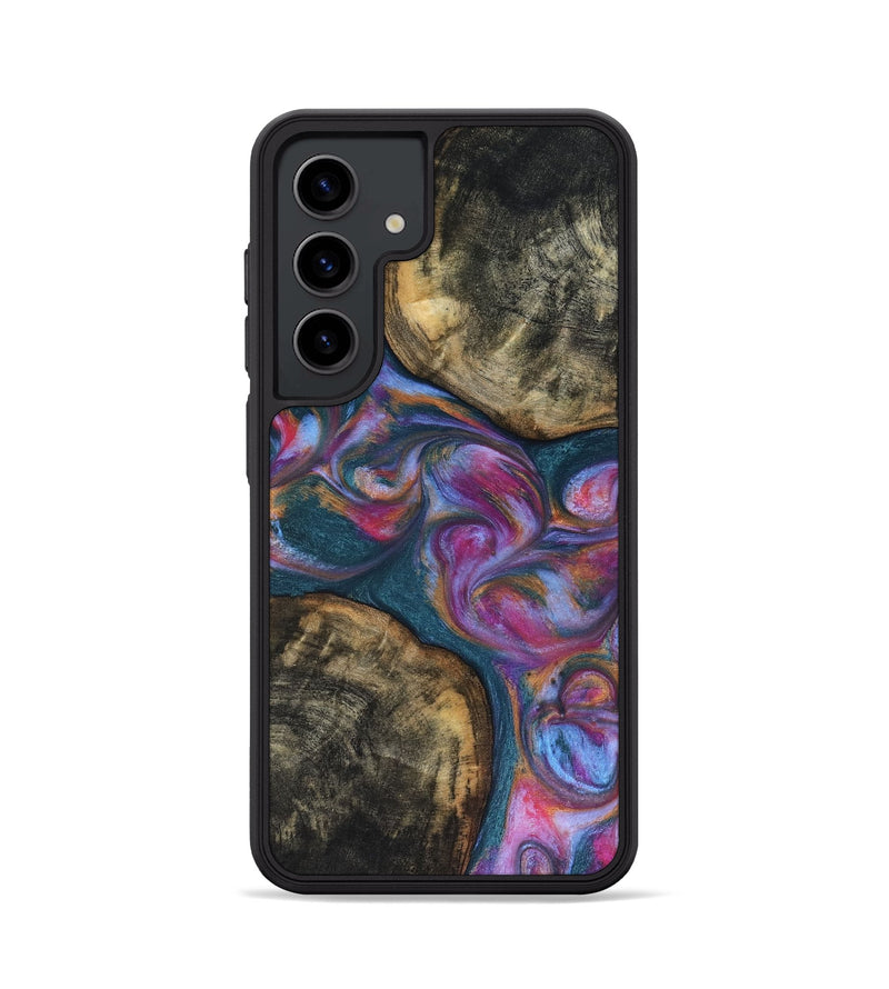 Galaxy S24 Wood Phone Case - Maurine (Blue, 816402)