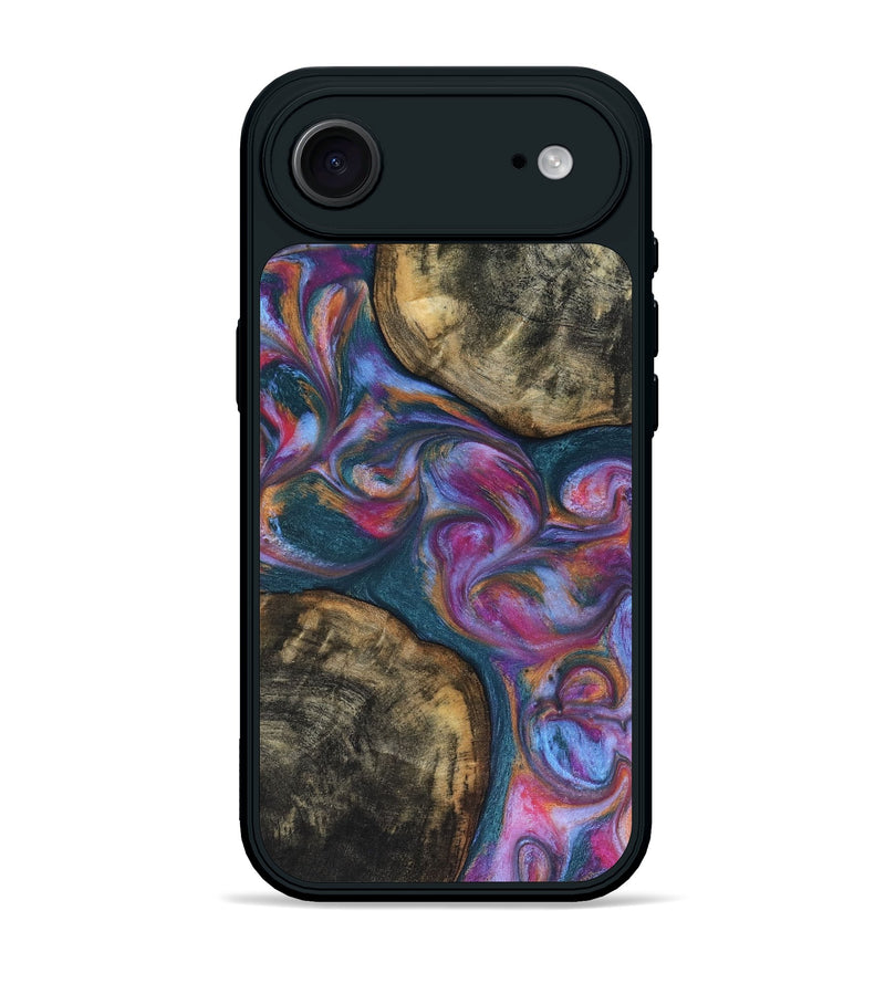 iPhone 17 Air Wood Phone Case - Maurine (Blue, 816402)