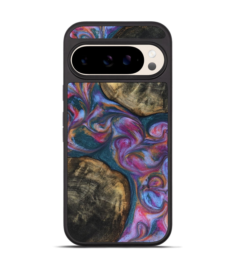Pixel 10 Wood Phone Case - Maurine (Blue, 816402)