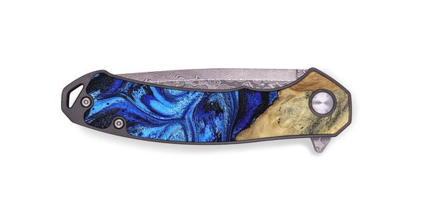 EDC Wood Pocket Knife - Rivka (Blue, 816404)