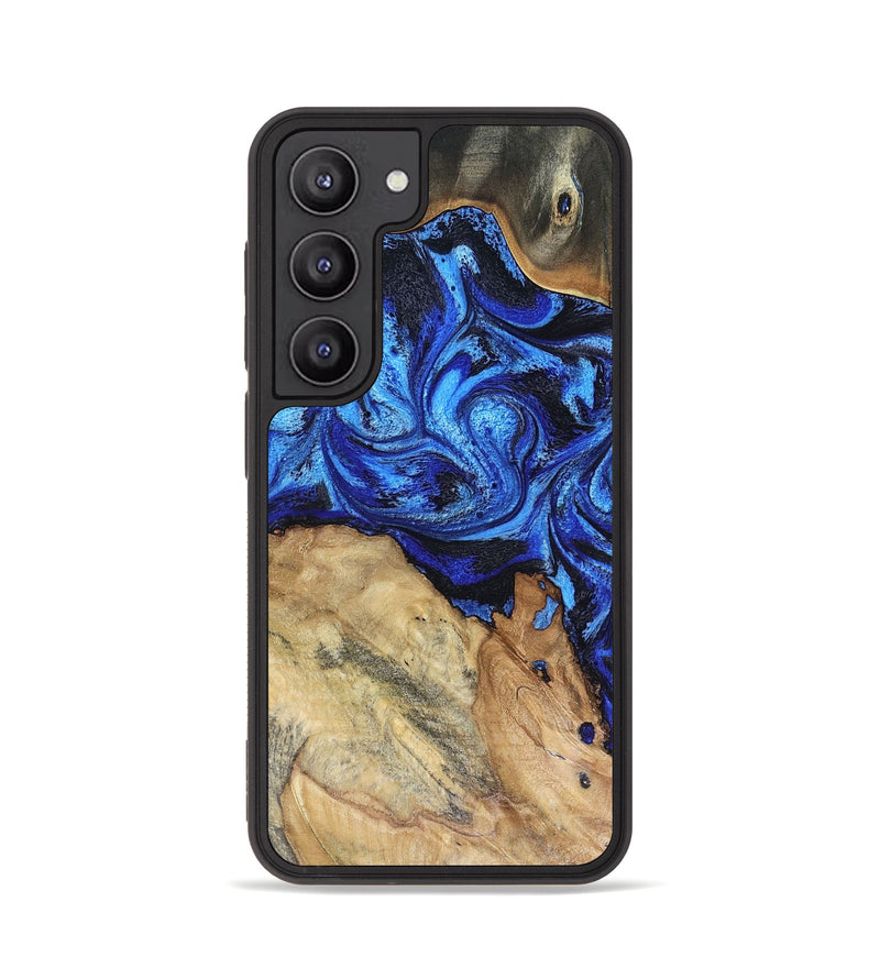 Galaxy S23 Wood Phone Case - Rivka (Blue, 816404)