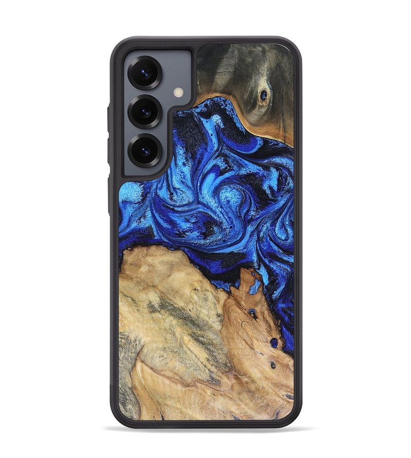 Galaxy S25 Plus Wood Phone Case - Rivka (Blue, 816404)