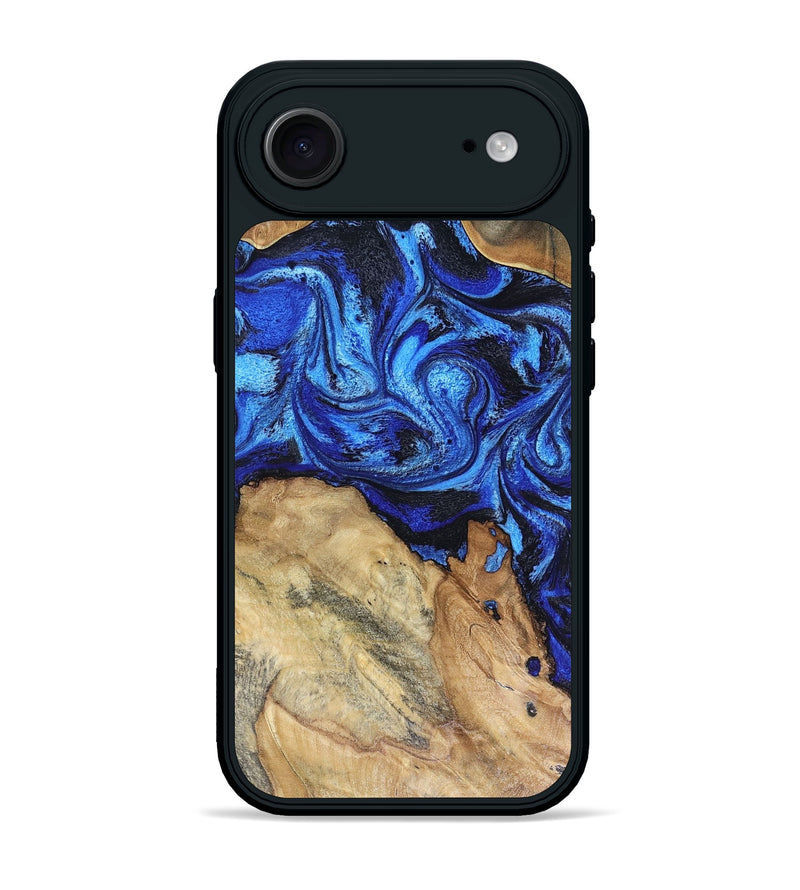 iPhone 17 Air Wood Phone Case - Rivka (Blue, 816404)