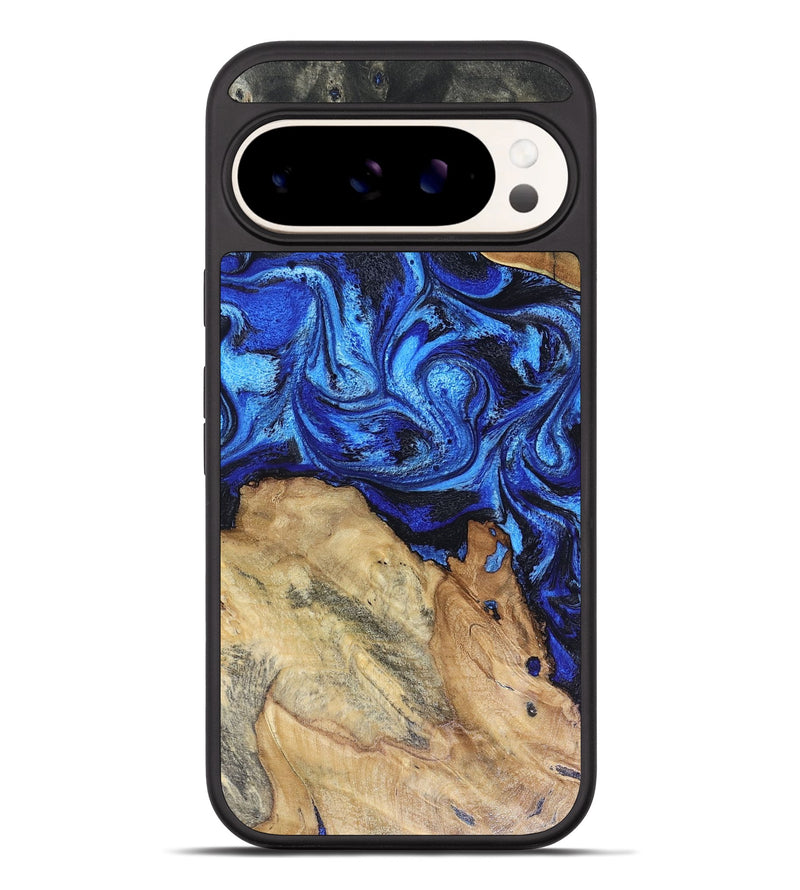 Pixel 10 Pro XL Wood Phone Case - Rivka (Blue, 816404)