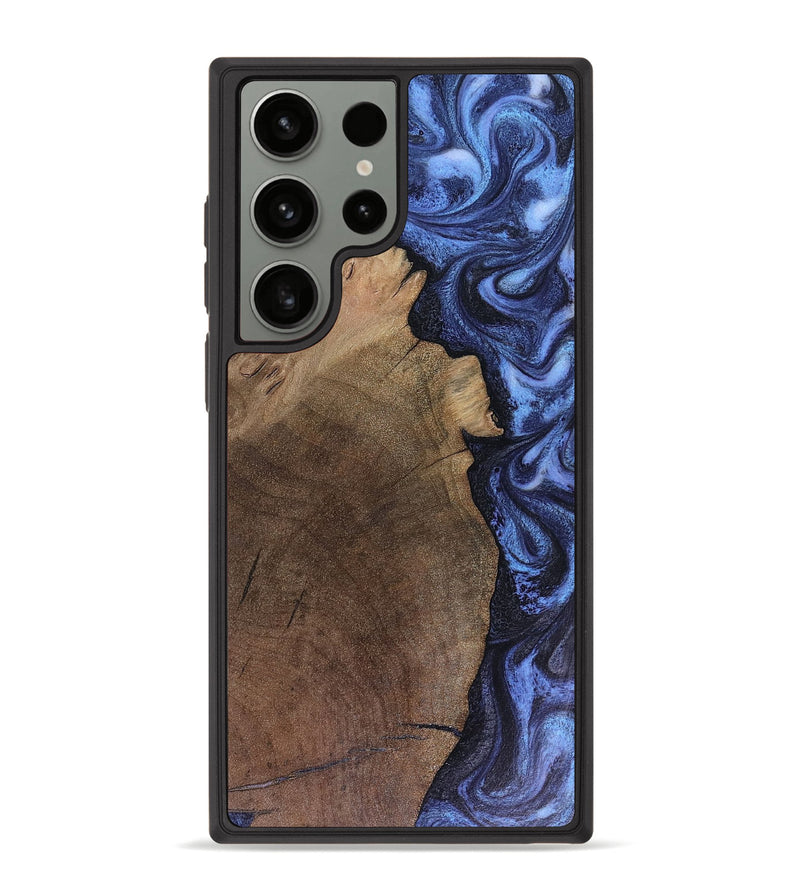 Galaxy S23 Ultra Wood Phone Case - Hampton (Blue, 816405)