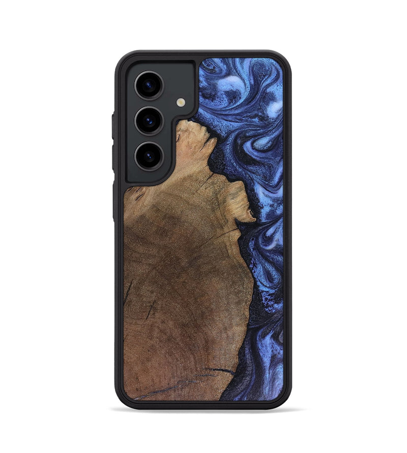 Galaxy S24 Wood Phone Case - Hampton (Blue, 816405)