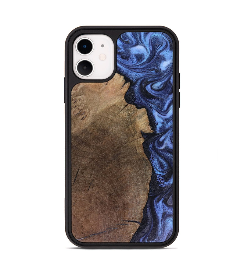 iPhone 11 Wood Phone Case - Hampton (Blue, 816405)