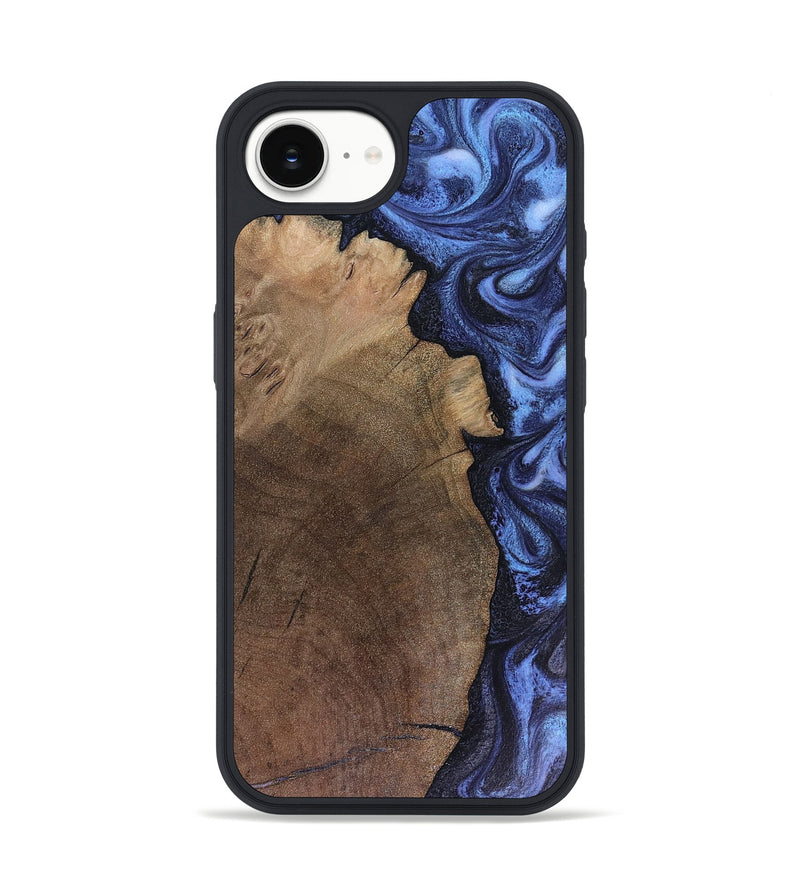 iPhone 16e Wood Phone Case - Hampton (Blue, 816405)