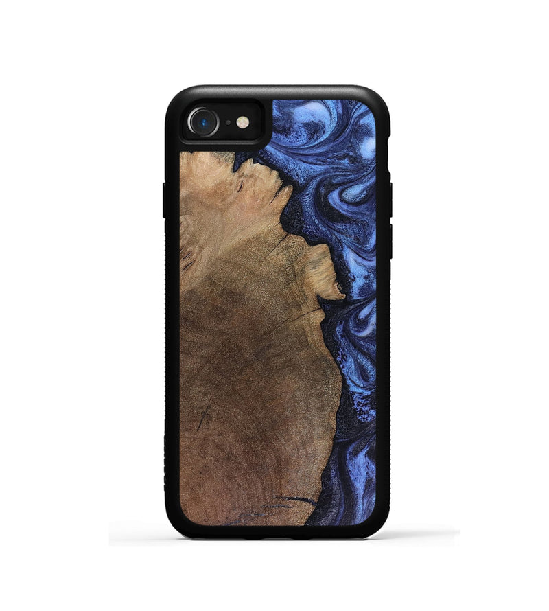 iPhone SE Wood Phone Case - Hampton (Blue, 816405)