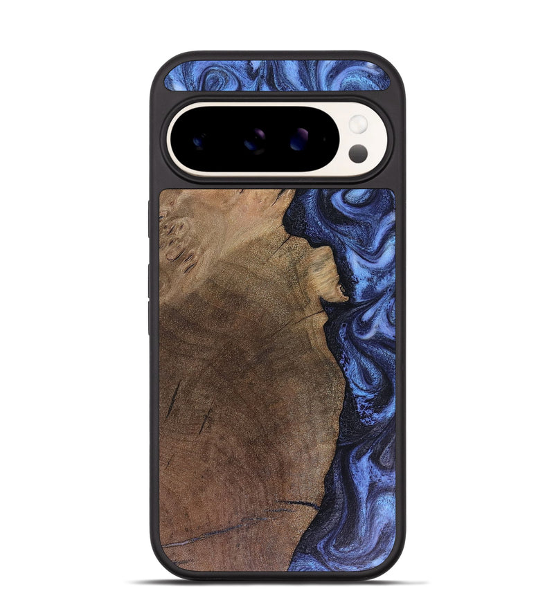 Pixel 9 Wood Phone Case - Hampton (Blue, 816405)