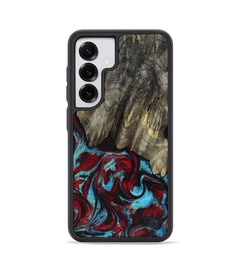 Galaxy S25 Wood Phone Case - Cierra (Red, 816467)