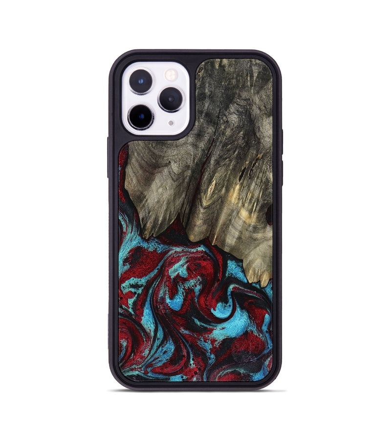 iPhone 11 Pro Wood Phone Case - Cierra (Red, 816467)