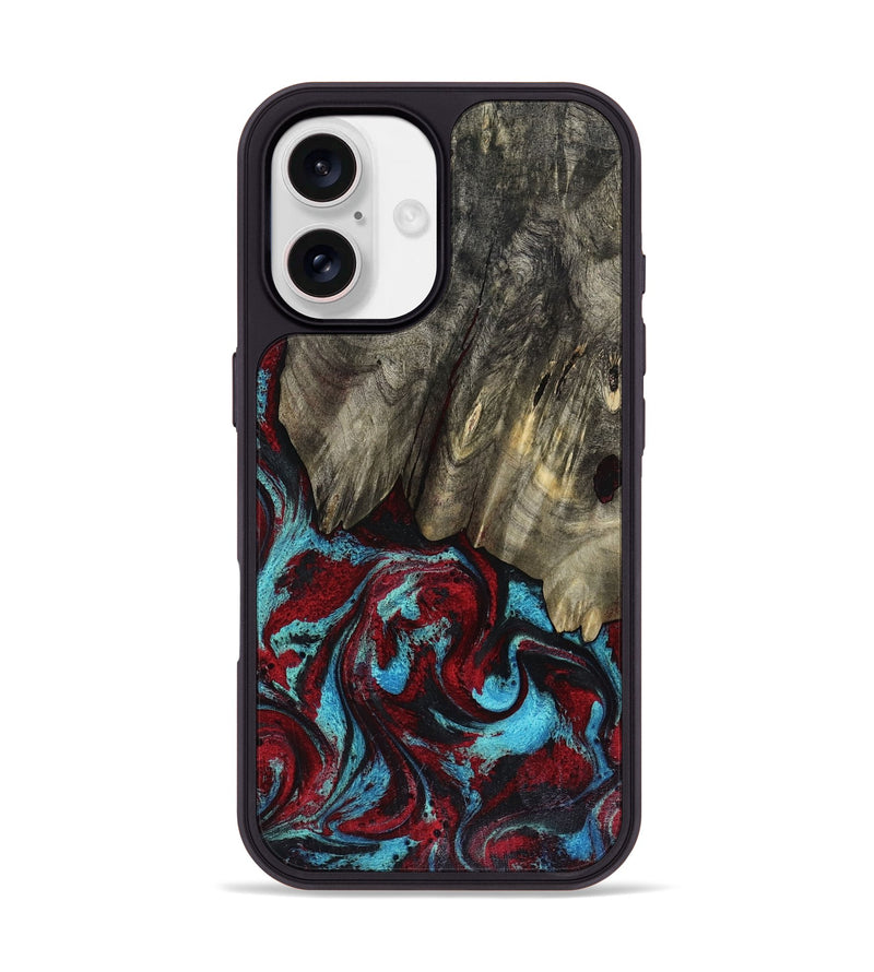 iPhone 17 Wood Phone Case - Cierra (Red, 816467)