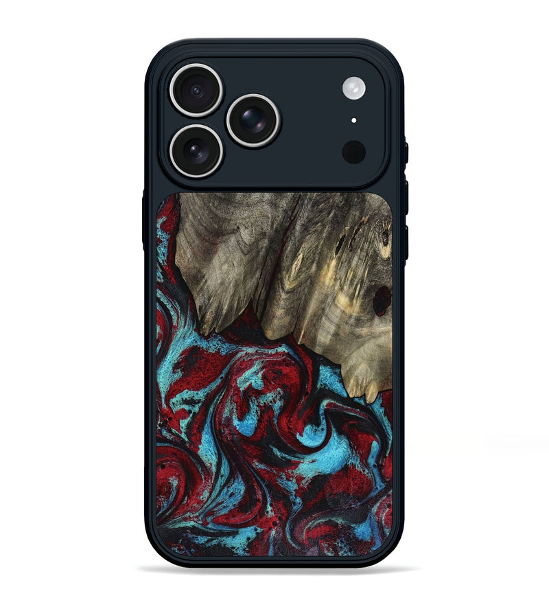 iPhone 17 Pro Max Wood Phone Case - Cierra (Red, 816467)
