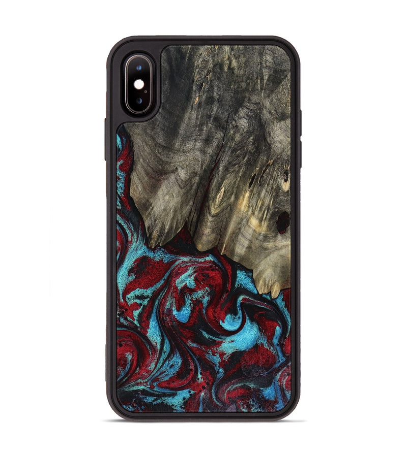 iPhone Xs Max Wood Phone Case - Cierra (Red, 816467)