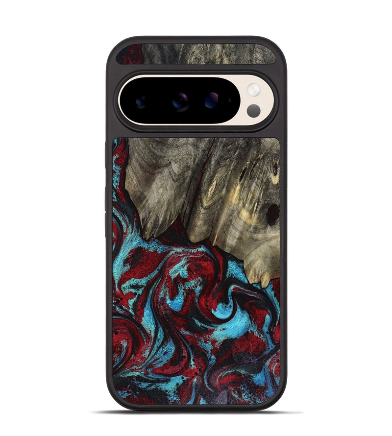 Pixel 10 Pro Wood Phone Case - Cierra (Red, 816467)