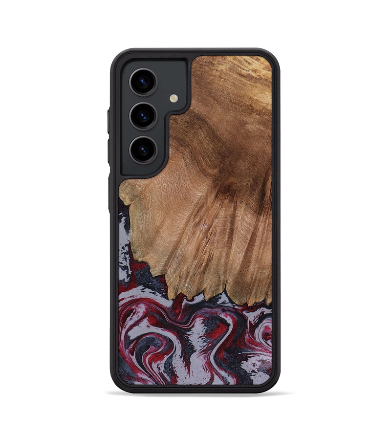 Galaxy S24 Wood Phone Case - Edd (Red, 816470)