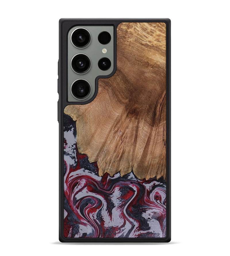 Galaxy S24 Ultra Wood Phone Case - Edd (Red, 816470)