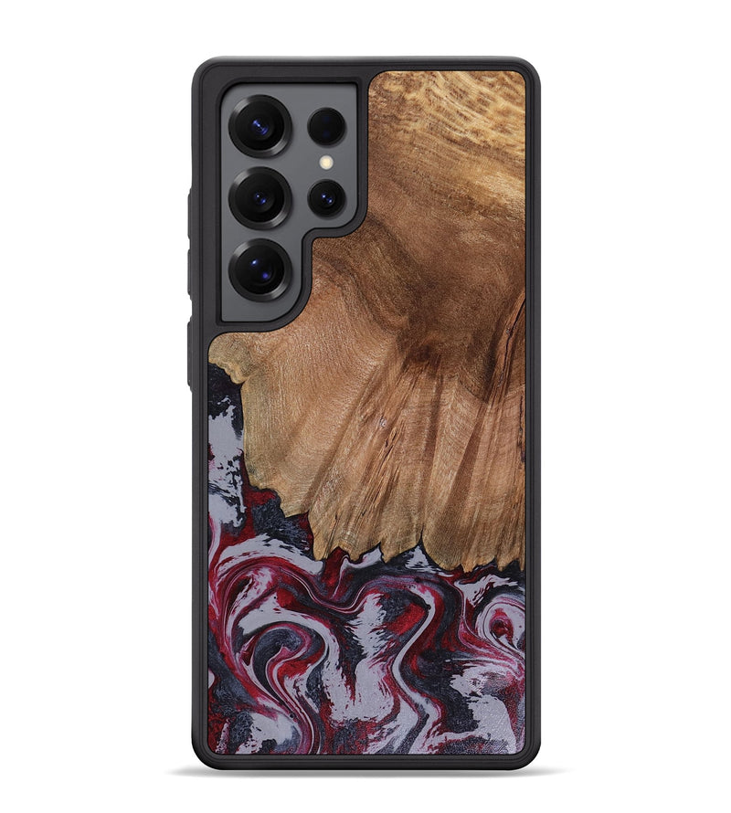 Galaxy S25 Ultra Wood Phone Case - Edd (Red, 816470)
